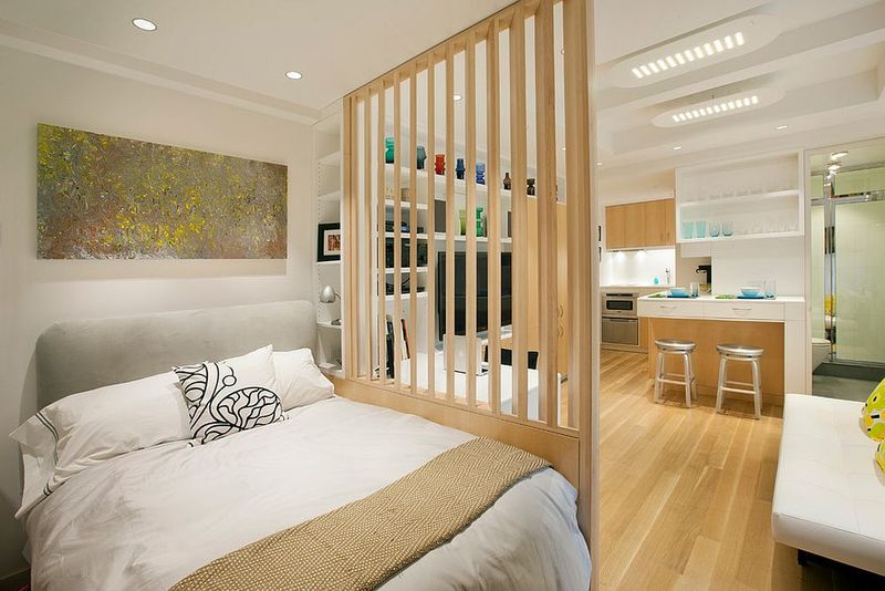 L-Shaped Studio with Dividers