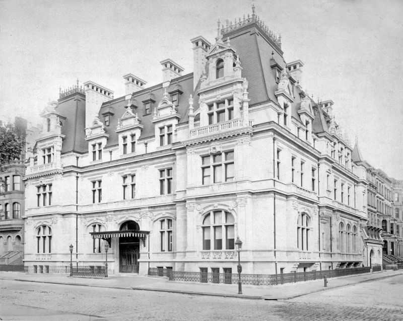 Millionaires' Row Then And Gone: Vintage Photos Of Long-Lost Gilded Age Mansions - Decor Hint Cornelius Vanderbilt II's City Block Castle