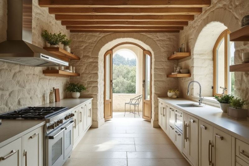 25 French Country Kitchens Designs To Inspire Your Space - Decor Hint Stone Flooring