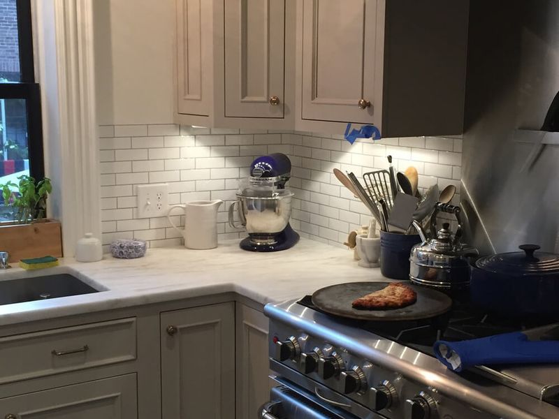Peel-and-Stick Backsplash