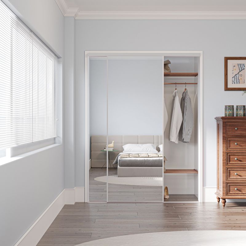 In My Experience These 10 Home Trends Will Devalue Properties By 2025 And These 5 Already Have - Decor Hint Mirrored Closet Doors (already devaluing)
