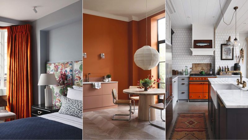 17 Colors You Should Never Pair With White, According To Interior Designers - Decor Hint Bright Orange