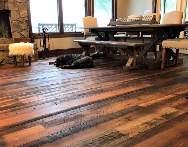 9 Living Room Trends That Stick Around In Pennsylvania Suburbs - Decor Hint Heritage-Inspired Wood Flooring