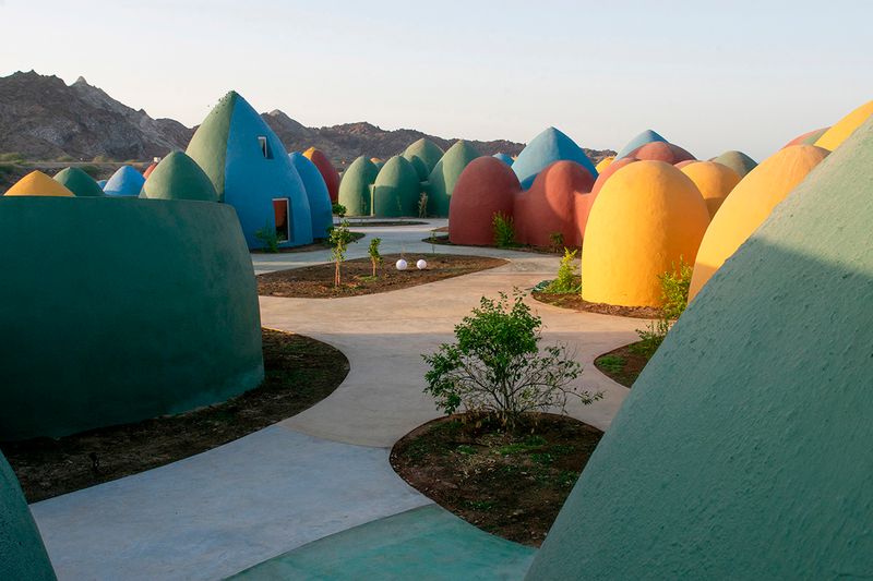 Majara Residence: Iran's Rainbow Desert Village