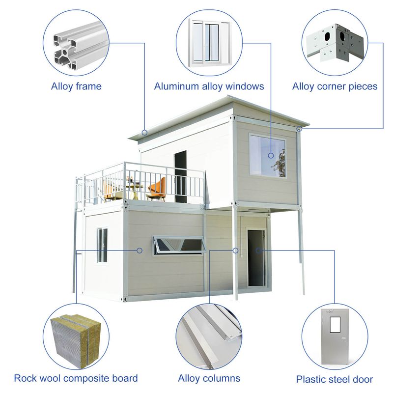 How This Amazon Tiny Home Packs Two Bedrooms And A Massive Balcony Into A Compact Space - Decor Hint Durable, Corrosion-Resistant Materials