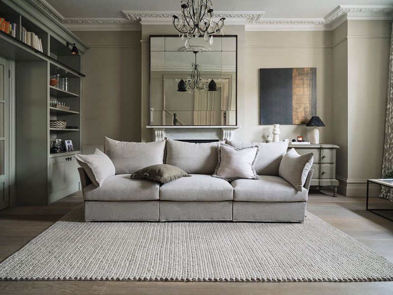 12 Perfect Area Rugs For Living Rooms, Lofts, And Open-Concept Spaces - Decor Hint Large-Scale Rugs For Cohesion
