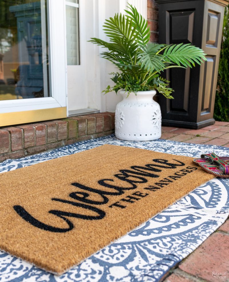 18 Decor Ideas That Don't Cost Much - Decor Hint Add a New Doormat