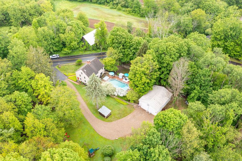 15 Photos Of A Lovely 1756 Miles Messenger House In Connecticut - Decor Hint Aerial Property View