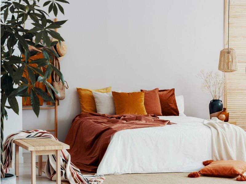 Scandinavian Color Palettes Aren't Always Muted And Monochrome Here Are The Combinations Experts Choose - Decor Hint Burnt Orange with Creamy White