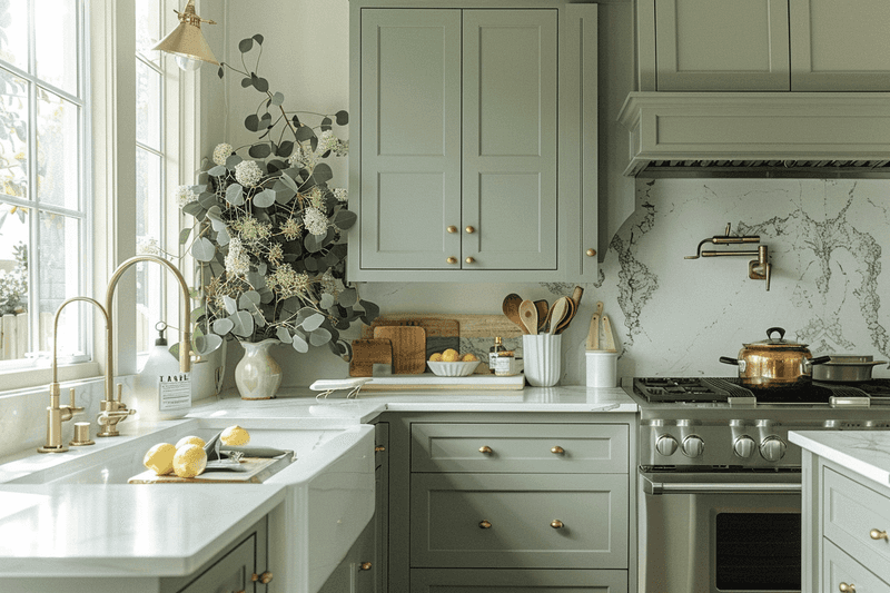 16 Cozy Color Combinations Perfect For Cottage Style Homes - Decor Hint Soft Sage Green and Cream