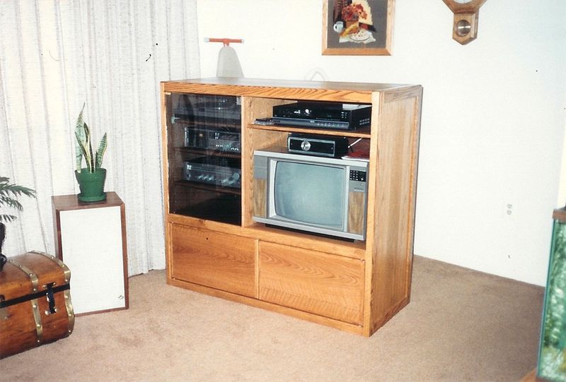 1980s Lacquered Entertainment Centers