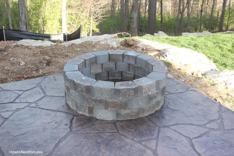 Home Sweet Virginia: Weekend DIY Ideas You'll Love - Decor Hint Craft A Rustic Stone Fire Pit