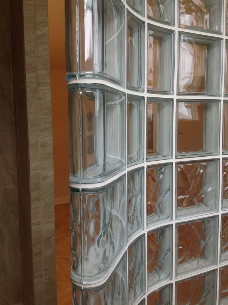 Glass Block Partitions: Dating Your Space Instantly