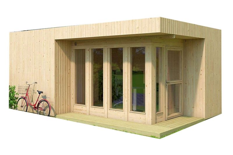 23 Tiny Homes From Amazon For Everyone's Liking - Decor Hint Allwood Arlanda XL Studio Cabin Kit