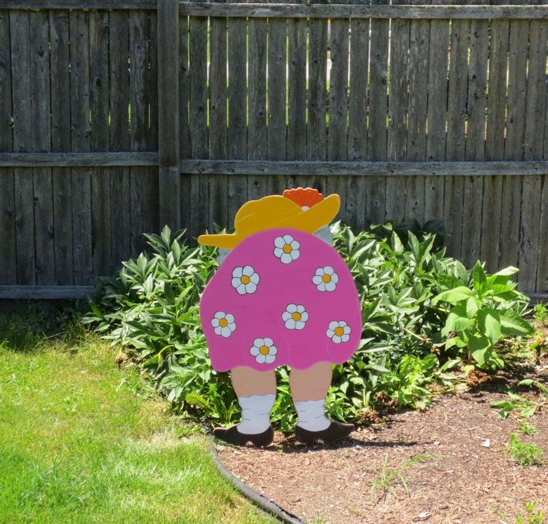 Painted Wooden Cutout Figures
