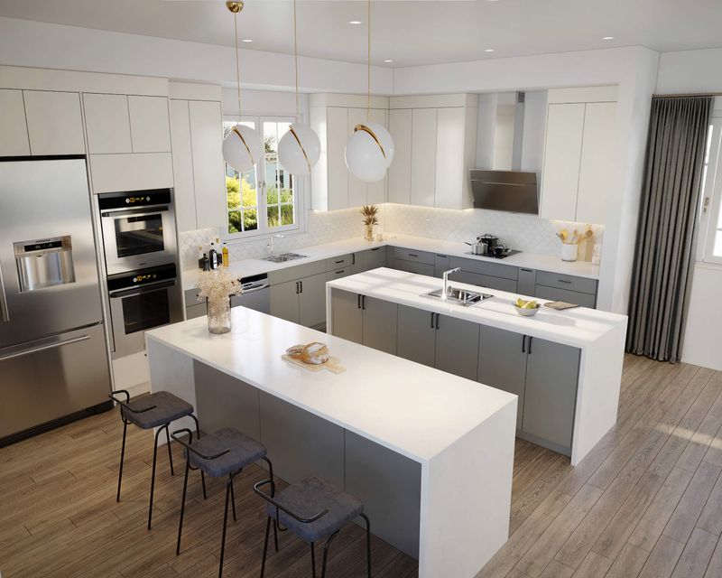 Double islands in limited spaces