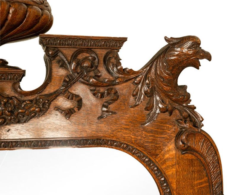 16 Antique Mirrors That Are Worth More Than You Think - Decor Hint Renaissance Revival Carved Oak Mirrors