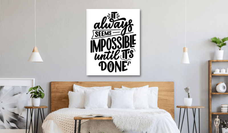12 Interior Items Designers Say You Should Never Waste Money On (And 10 To Not Even Think About Buying) - Decor Hint Mass-Produced Wall Art with Generic Quotes