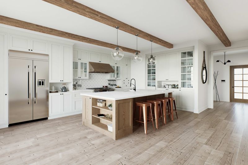 8 Kitchen Mistakes That Clash With New Mexico Style, And 10 That Feel Right At Home - Decor Hint Exposed Wooden Ceiling Beams (Vigas)