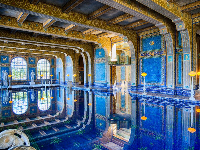 Step Inside Hearst Castle In California's Coastal Hills - Decor Hint Roman Pool
