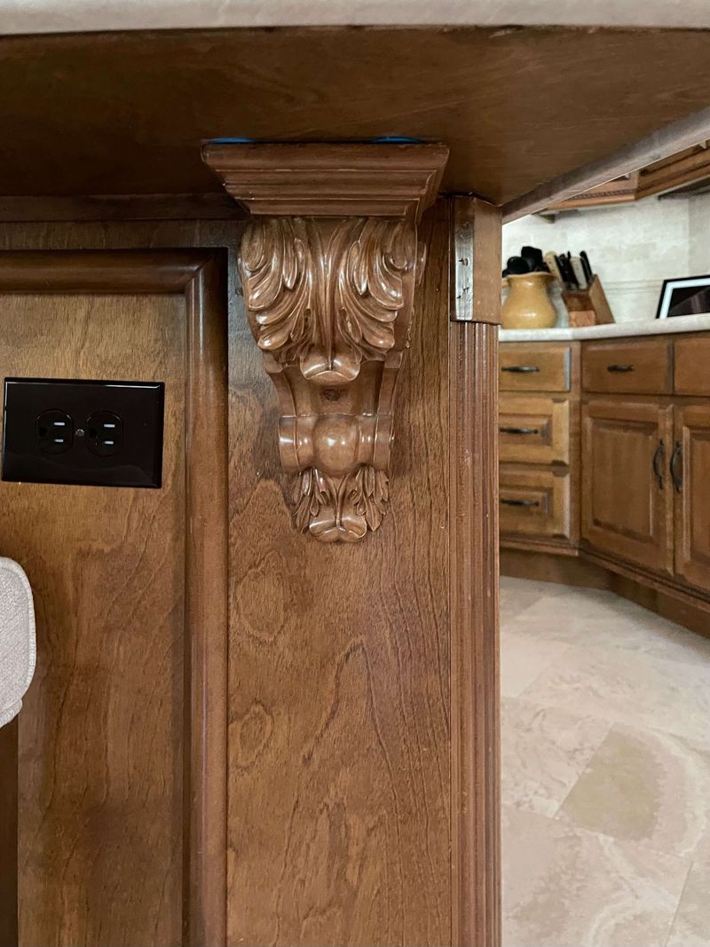 Renovating In NYC Skip These 12 Outdated Kitchen Ideas And Try These 10 Timeless Ones Instead - Decor Hint Ornate Corbels and Details (skip)