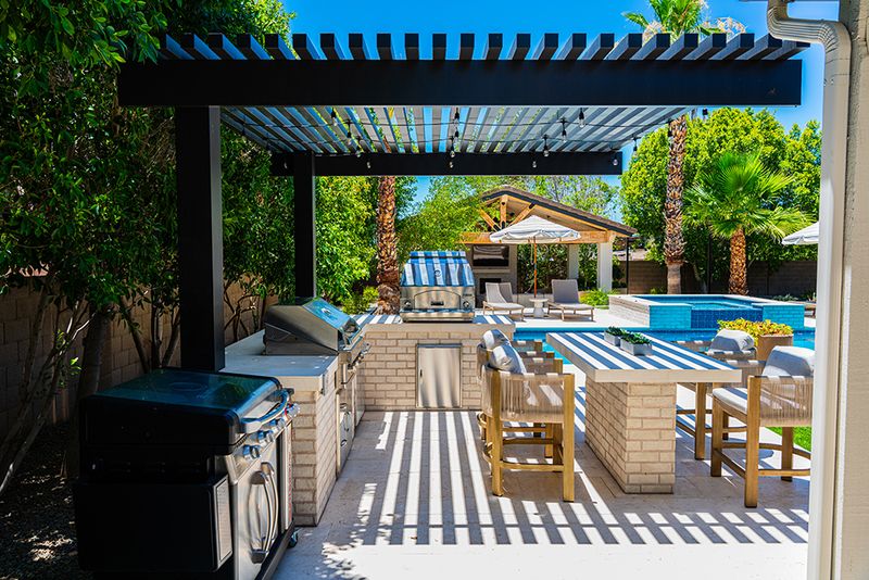 How Arizona's Outdoor Spaces Beat The Heat With Style - Decor Hint Ramadas And Pergolas Create Natural Shade Sanctuaries