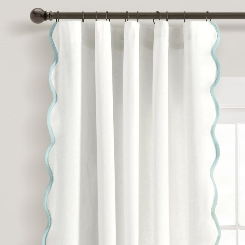 Scalloped Trim Curtains