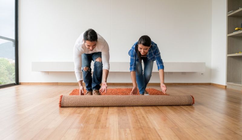 Wall-To-Wall Carpeting Getting Pulled