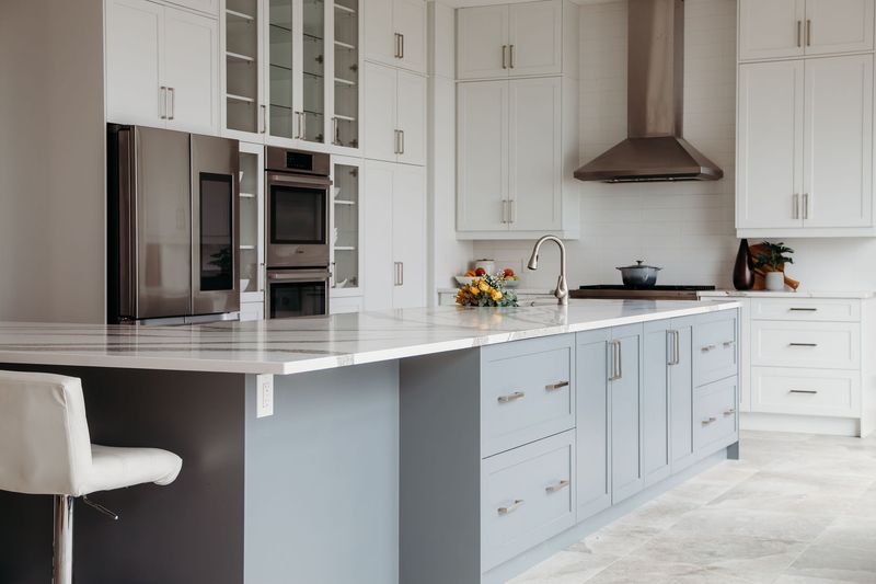25 French Country Kitchens Designs To Inspire Your Space - Decor Hint Glass-Front Cabinet Doors