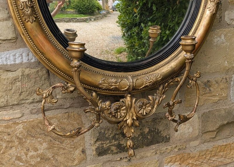 16 Antique Mirrors That Are Worth More Than You Think - Decor Hint Girandole Convex Mirrors
