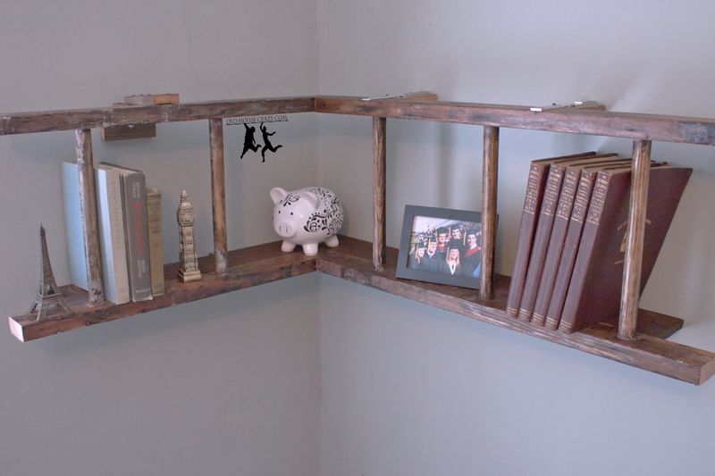 From Barns To Bedrooms: Rustic Antiques That Bring Real Value Home - Decor Hint Converted Hay Ladder Bookshelves: Farm Equipment Turned Literary Haven