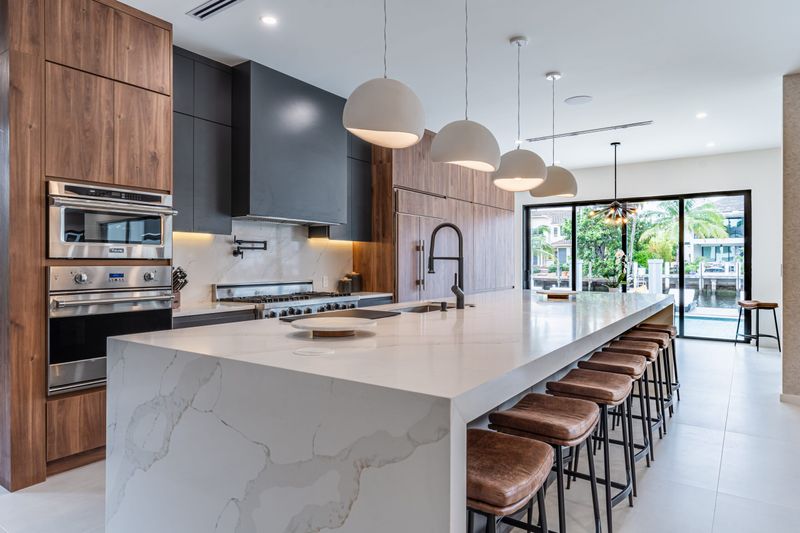 Outdated laminate countertops
