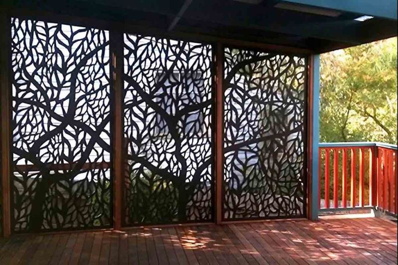 17 Backyard Fence Ideas For Privacy In Style - Decor Hint Laser-Cut Metal Screens