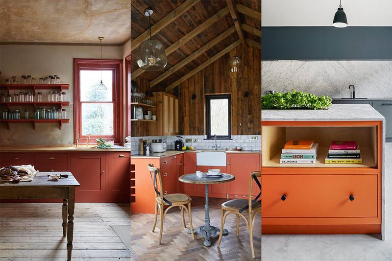 8 Kitchen Colors That Are Coming Back In 2025 And 10 That Are Already Trending - Decor Hint Terracotta (Coming Back)
