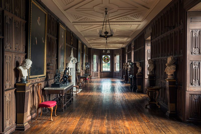 18 Photos That Show Inside A Mansion That Belonged To One Of America’s Wealthiest Families - Decor Hint Art Gallery Hallway with Original Paintings