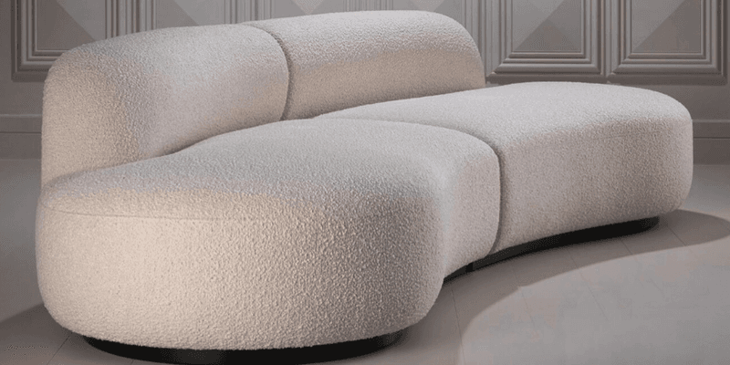 White Bouclé