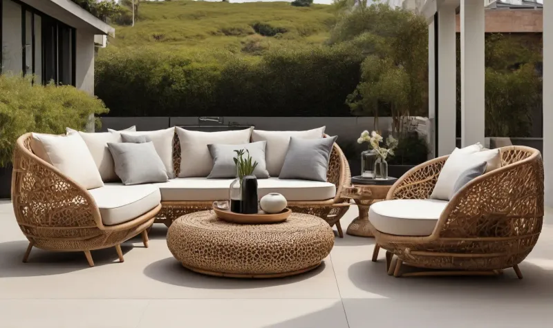 7 Florida Porch And Patio Trends That Scream Relaxation - Decor Hint Natural Material Furnishings