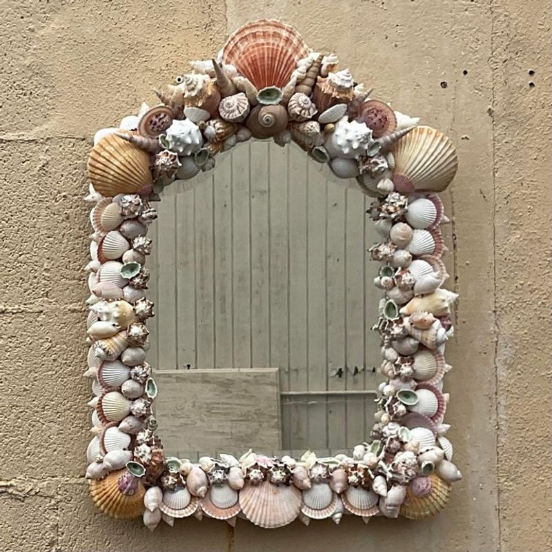 Shell-Encrusted Decor and Mirrors