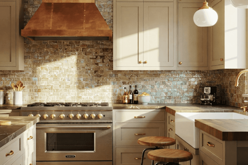 25 Old Fashioned '80s Kitchen Cabinet Trends That Everyone Wants In 2025 - Decor Hint Almond-Colored Cabinetry