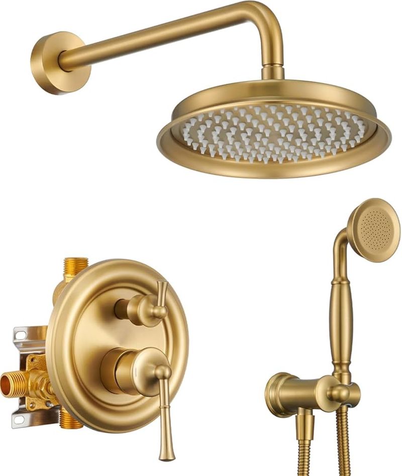 17 House Items Boomers Should Give Up Already (Plus 4 They Should Never Have Had) - Decor Hint Brass Bathroom Fixtures