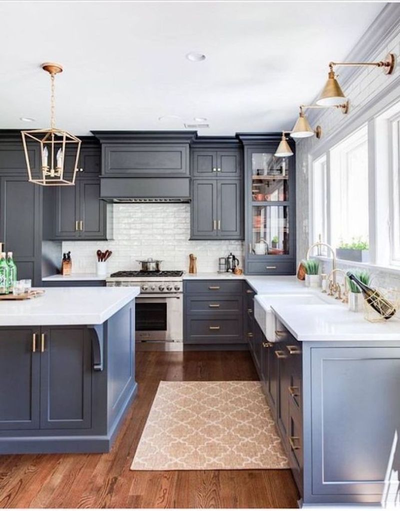 Ready For A Change 20 Kitchen Shades That Outshine Green Next Year - Decor Hint Slate Blue