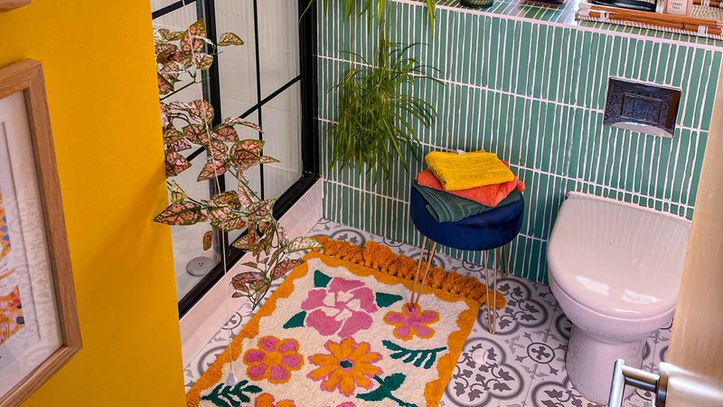 18 Budget-Friendly Room Makeover Ideas - Decor Hint Paint Existing Tile