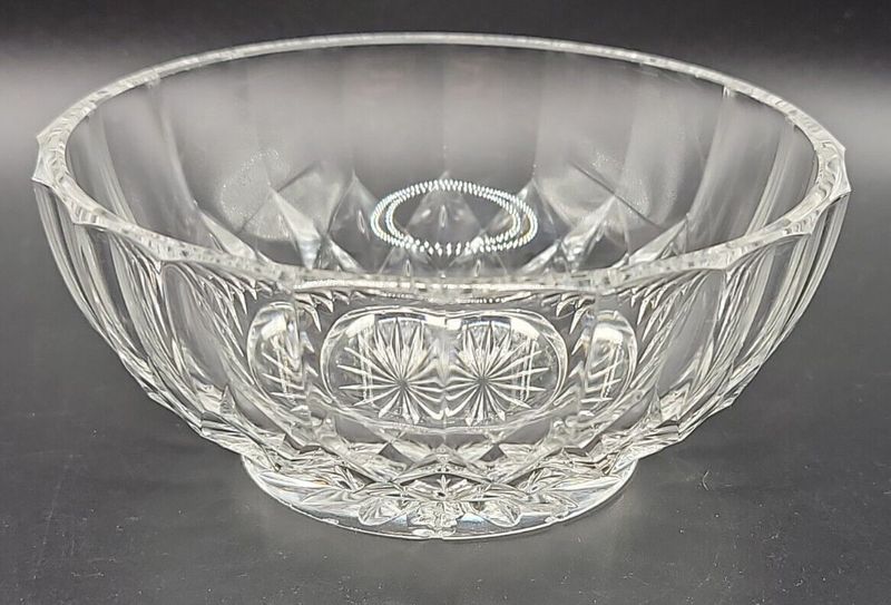 Cut Crystal Bowls And Vases