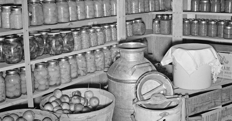 22 Photos That Show What American Homes Truly Looked Like 100 Years Ago - Decor Hint Root Cellar Storage
