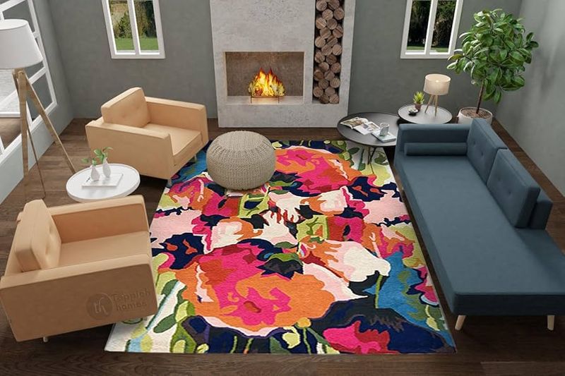 12 Perfect Area Rugs For Living Rooms, Lofts, And Open-Concept Spaces - Decor Hint Patterned Rugs For Visual Interest
