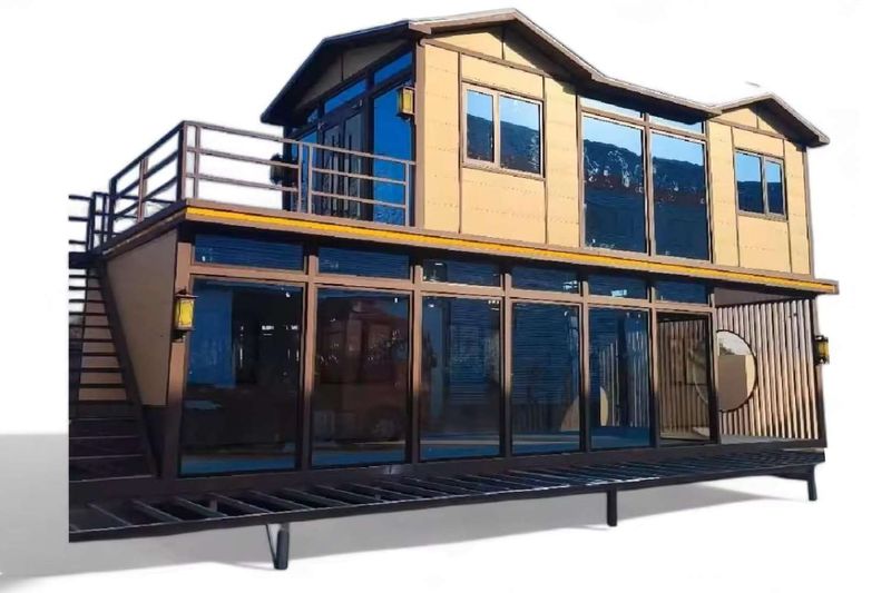 23 Tiny Homes From Amazon For Everyone's Liking - Decor Hint Barn Homes Double-Story Flat-Pack Tiny Home