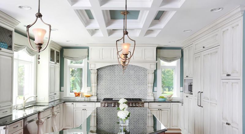 24 Clever Upgrades Designers Swear By For A High-End Kitchen Vibe - Decor Hint Decorative Ceiling Treatments