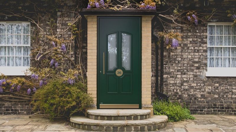 Front Door Colors That Give Your Home A Luxe Look - Decor Hint Olive Green