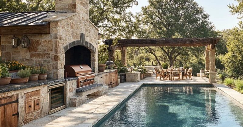 Outdoor Kitchens with Texas Flair