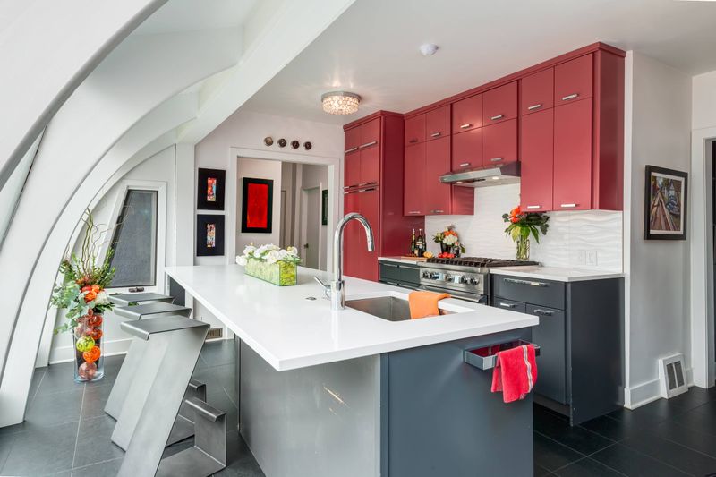 Fading Fast: Cherry Red Cabinets